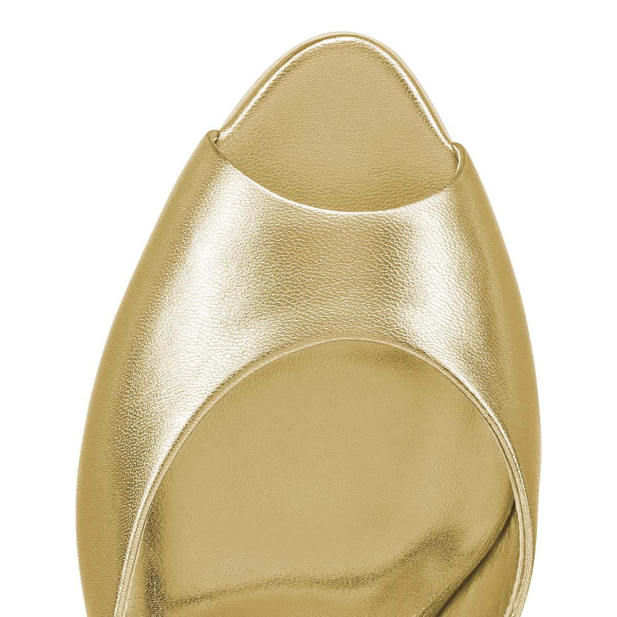 FSJ Women Comfort Peep Toe Low Kitten Heel Sandals Slip On Mules Wide Straps Backless Summer Dressy Slide Slippers Size 4-15 US - Image 4