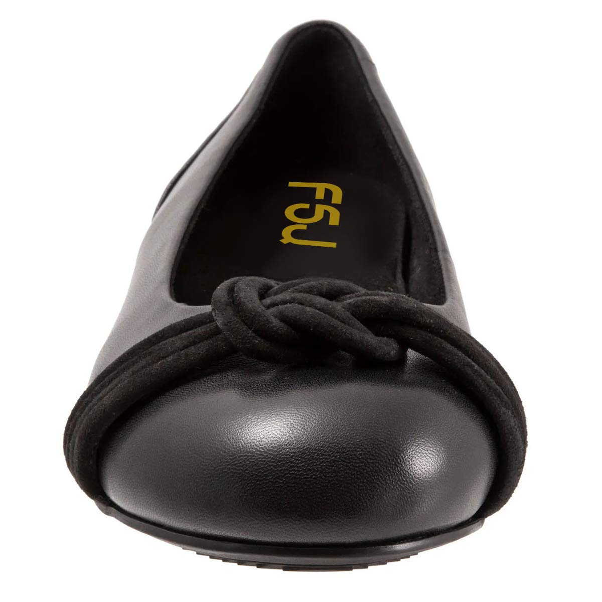 FSJ Women Cute Knot Round Toe Flats Comfort Walking Ballet Slip On Party Dress Casual Shoes Size 4-15 US - Image 3