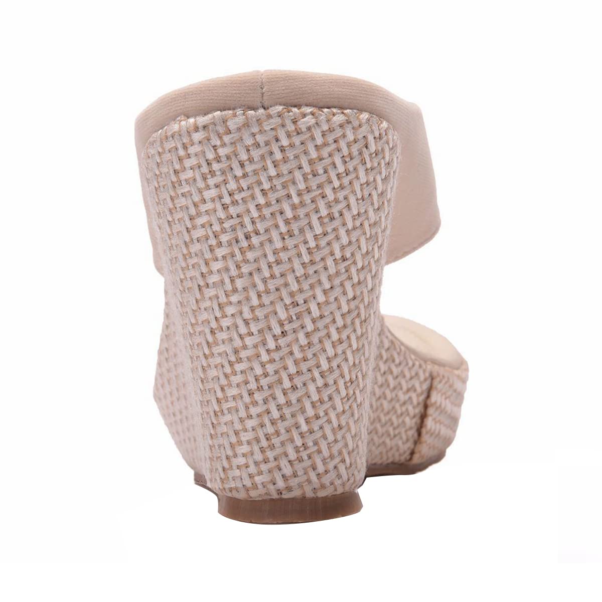 FSJ Women Cute Platform Wedge Sandal Flowers Thong Flip Flop Rhinestone Pearl Weave High Heel Comfort Walk Vacation Summer Beach Slippers Shoes Size 4-15 US - Image 6