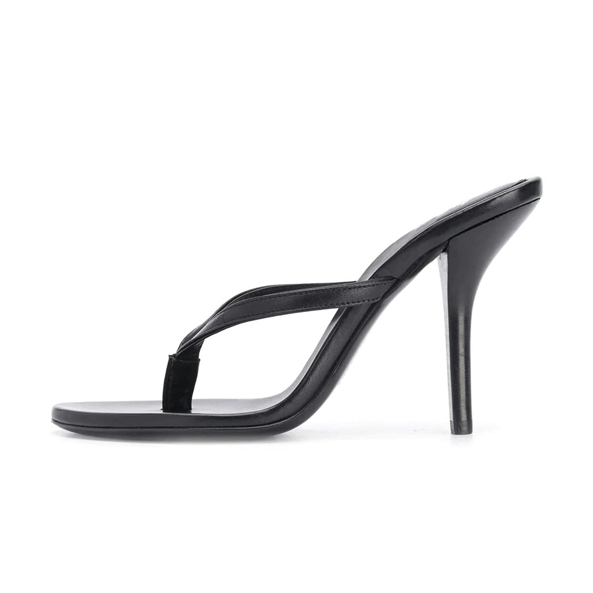 FSJ Women Fashion Thong Flip Flops Stiletto High Heels Slip On Almond Toe Casual Sandals Summer Beach Dressy Slipper Comfy Shoes - Image 4