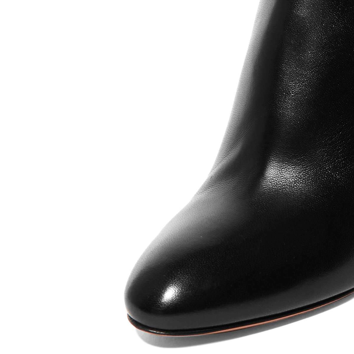 FSJ Women Knee High Long Boots Round Toe Stiletto Heel Winter Riding Boots Side Zipper Size 4-15 US - Image 3