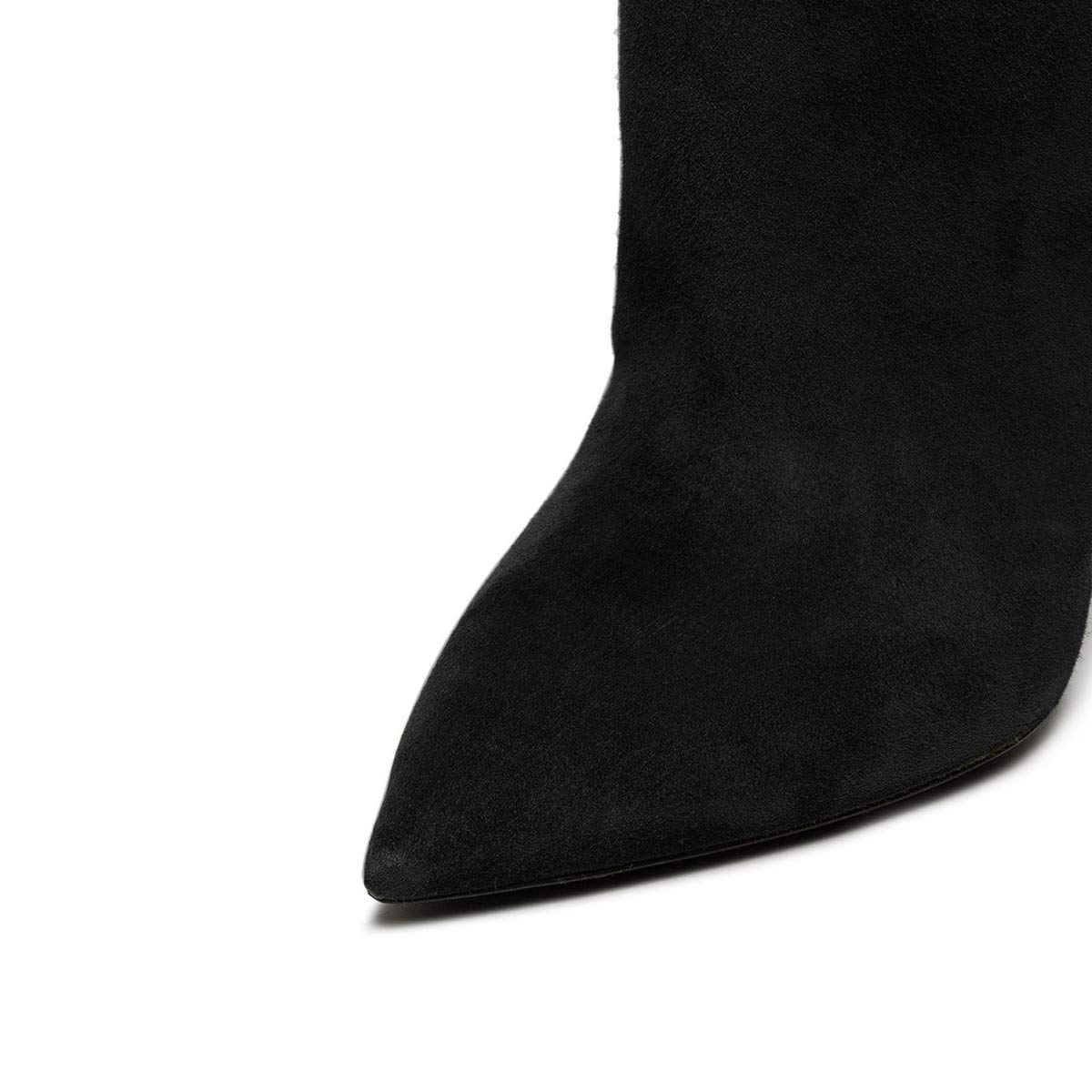 FSJ Women Sexy Thigh High Long Boots Over The Knee Cone High Heels Stretch Winter Dress Shoes Size - Image 3