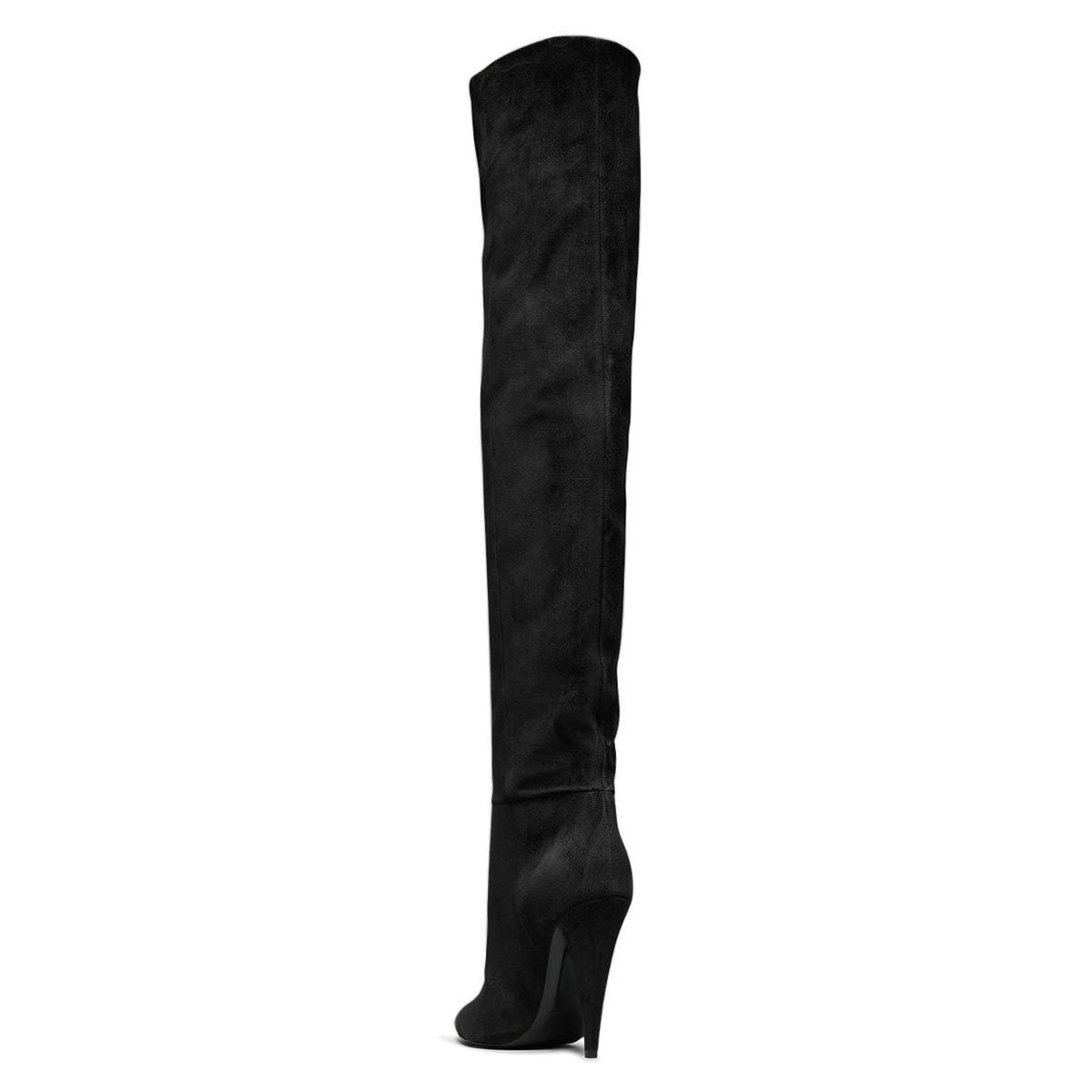 FSJ Women Sexy Thigh High Long Boots Over The Knee Cone High Heels Stretch Winter Dress Shoes Size - Image 4